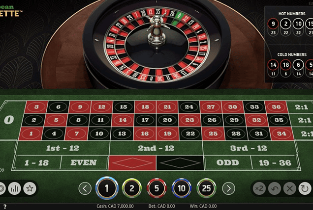 roulette wheel game
